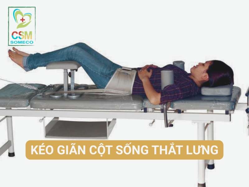 keo gian cot song that lung cong dung bai tap & cac luu y Kéo giãn cột sống thắt lưng là gì