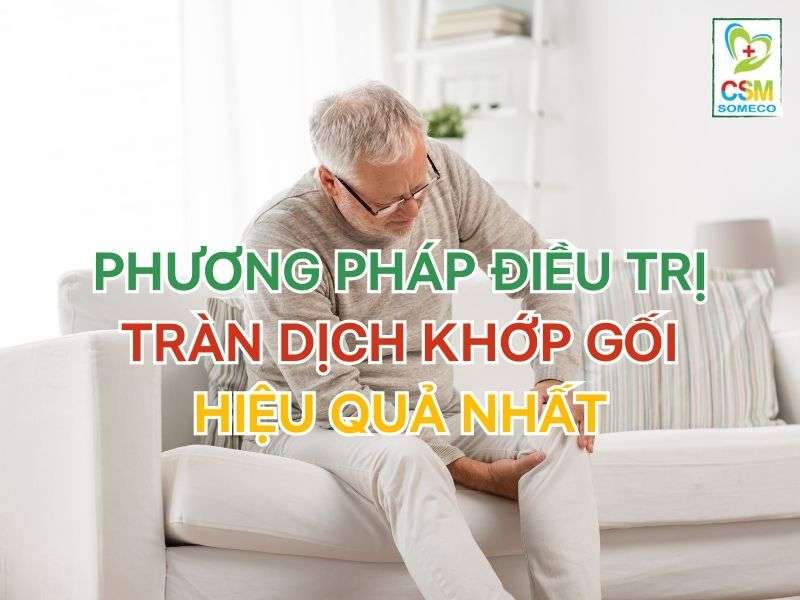 Phương pháp điều trị tràn dịch khớp gối